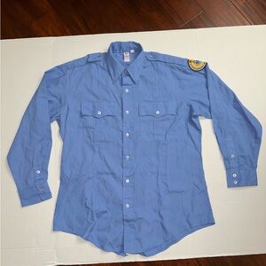 Flying Cross 35W5435 Long Sleeve Blue Uniform Shirt 16.5 - 34 Navajo Nation